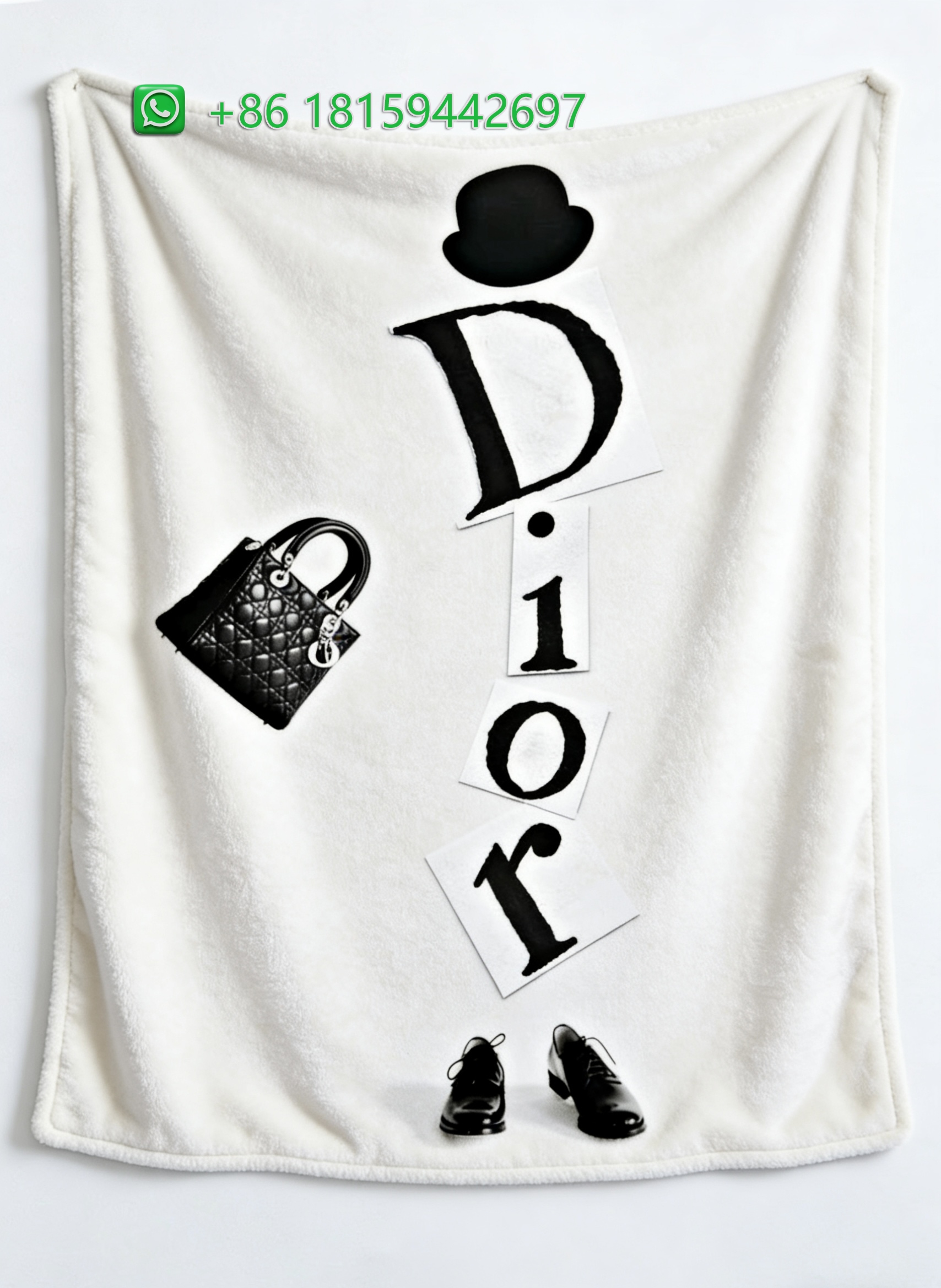 Dior Throw Blankets